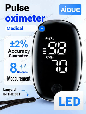 AiQUE Fingertip SPO2 Digital Oximeter Medical