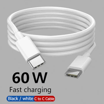 PD 60W USB Type C Cable Fast