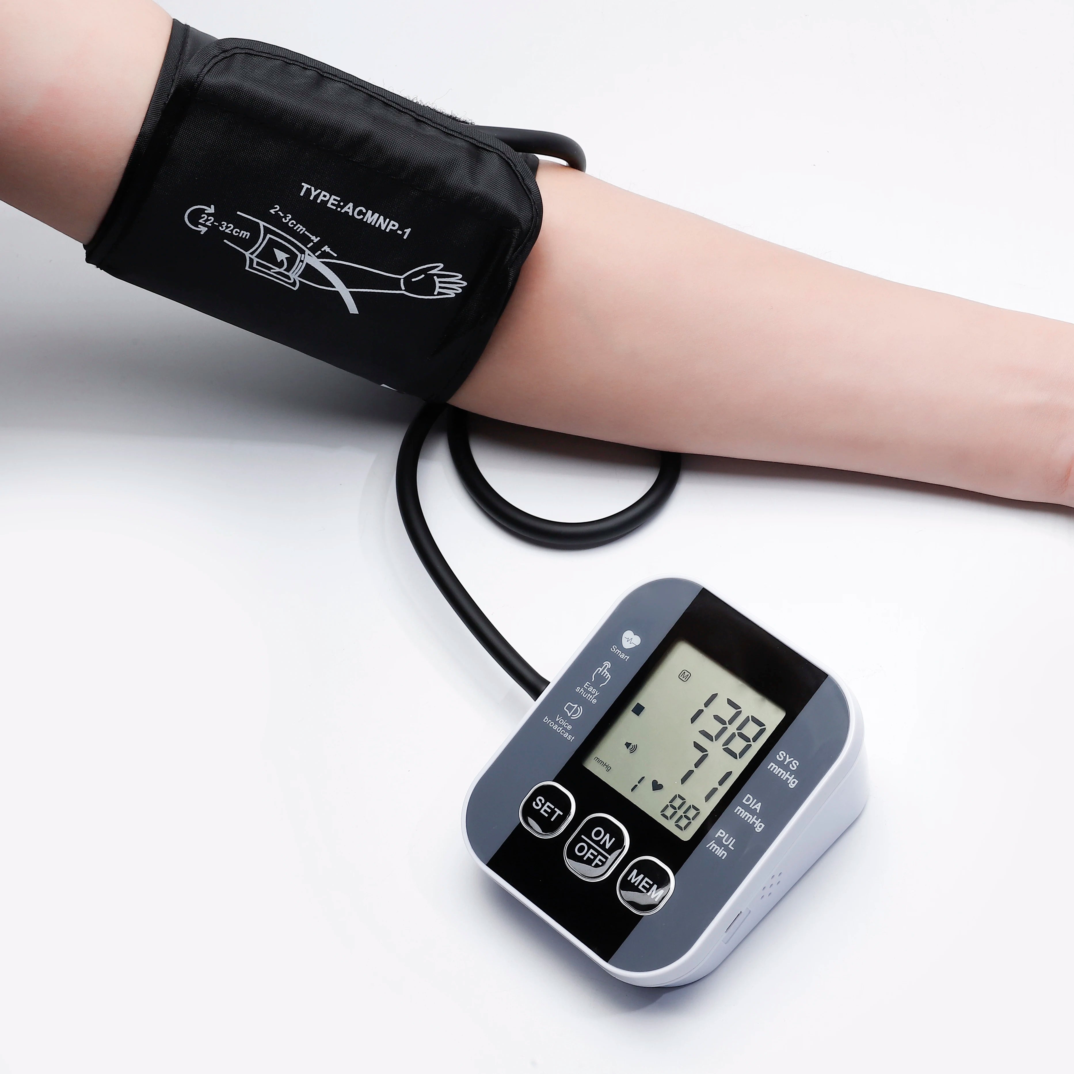 Digital Heart Rate and Blood Pressure Tonometer
