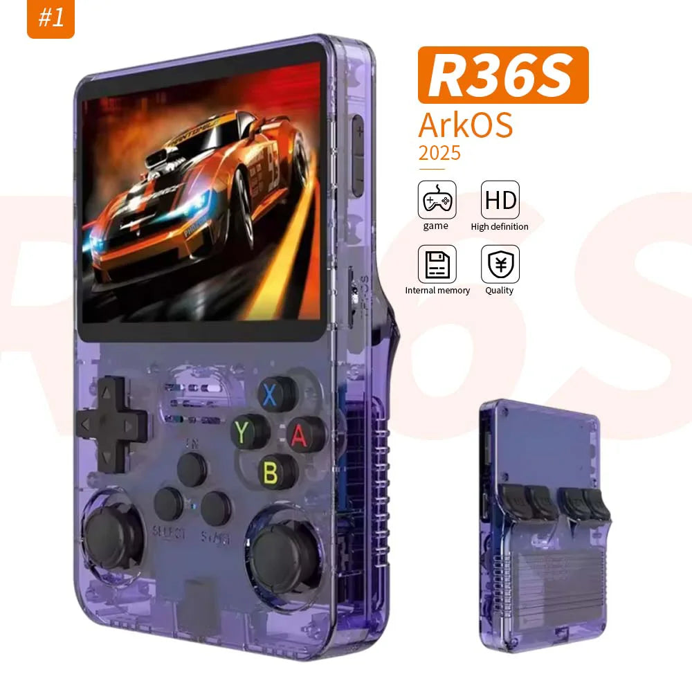 R36S Retro Handheld Linux Game Console 128GB