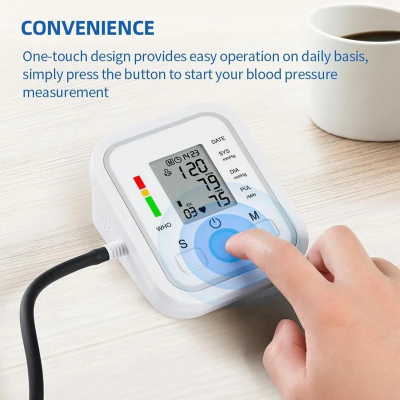 Portable Digital Tonometer Arm BP Monitor