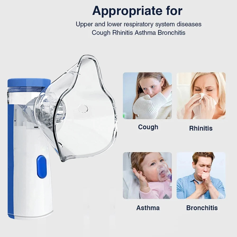 Silent Mesh Nebulizer Handheld Asthma Inhaler