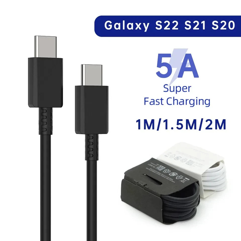 2PCS PD 45W USB C Cable Samsung