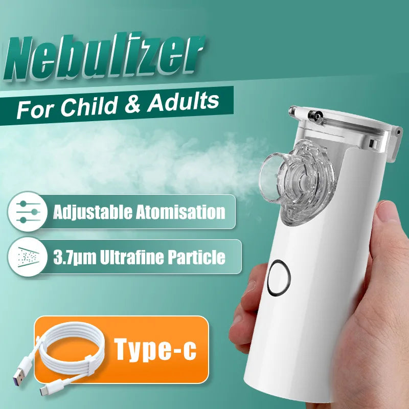 Silent Mesh Nebulizer Handheld Asthma Inhaler