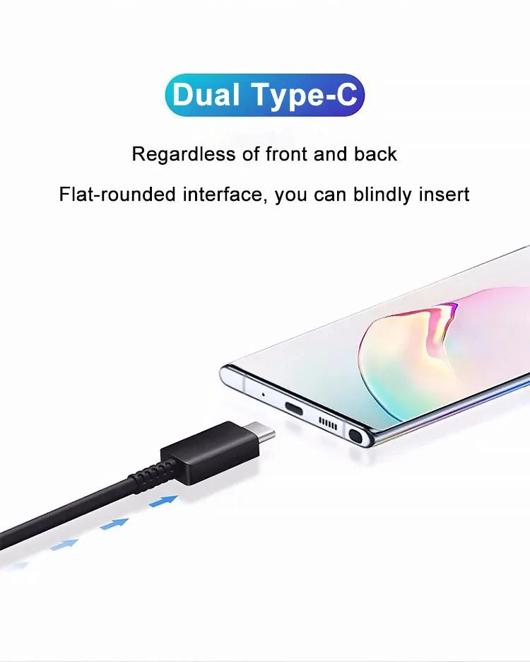 2PCS PD 45W USB C Cable Samsung