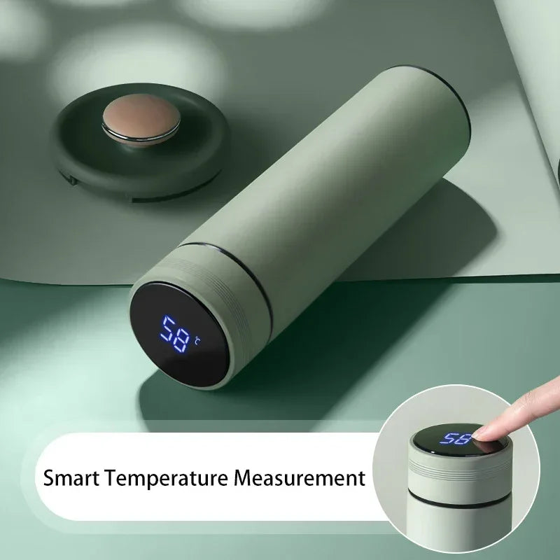 500ML Temperature Display Stainless Thermos Bottle