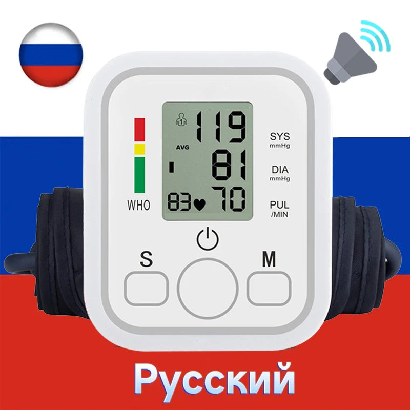 Portable Digital Tonometer Arm BP Monitor