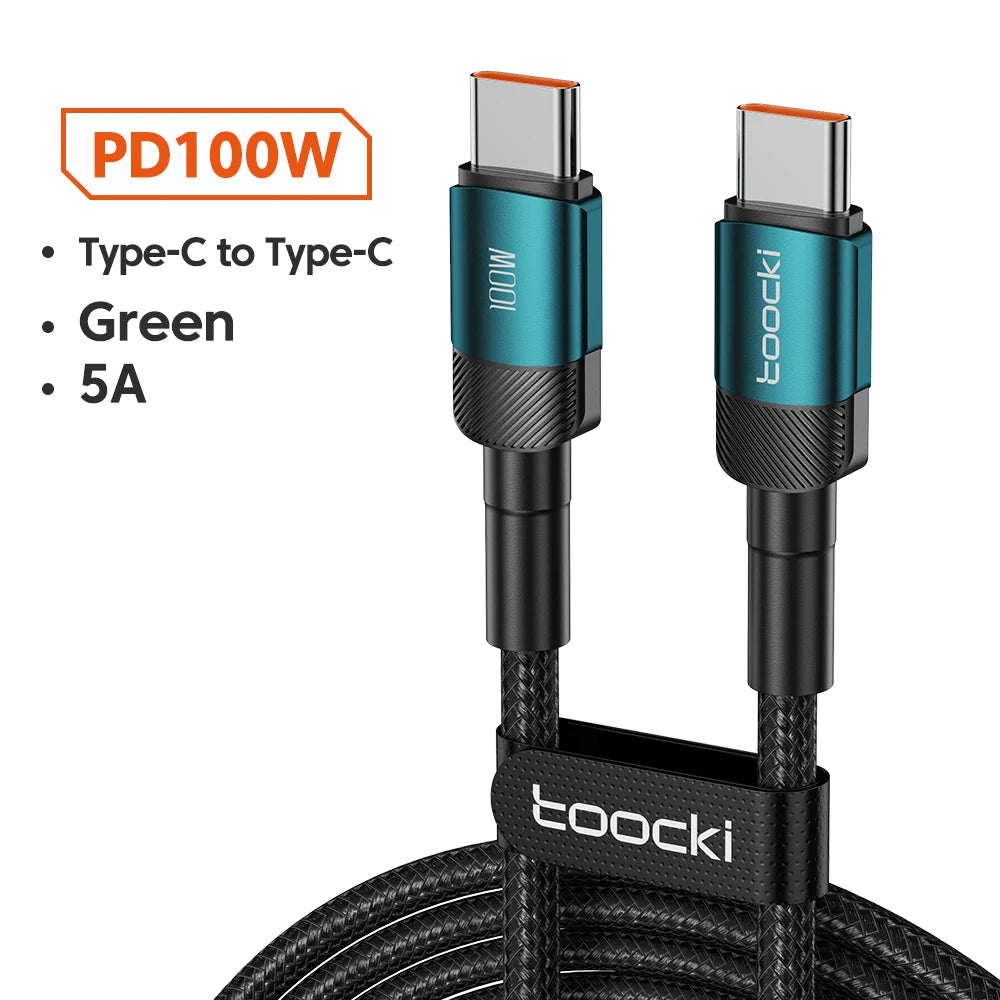 Toocki 100W USB C PD Fast Cable