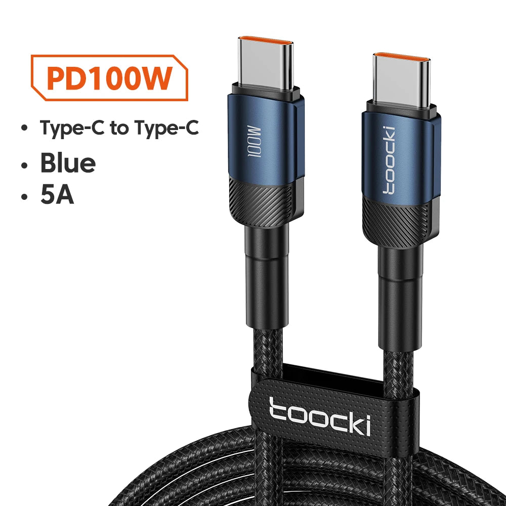 Toocki 100W USB C PD Fast Cable
