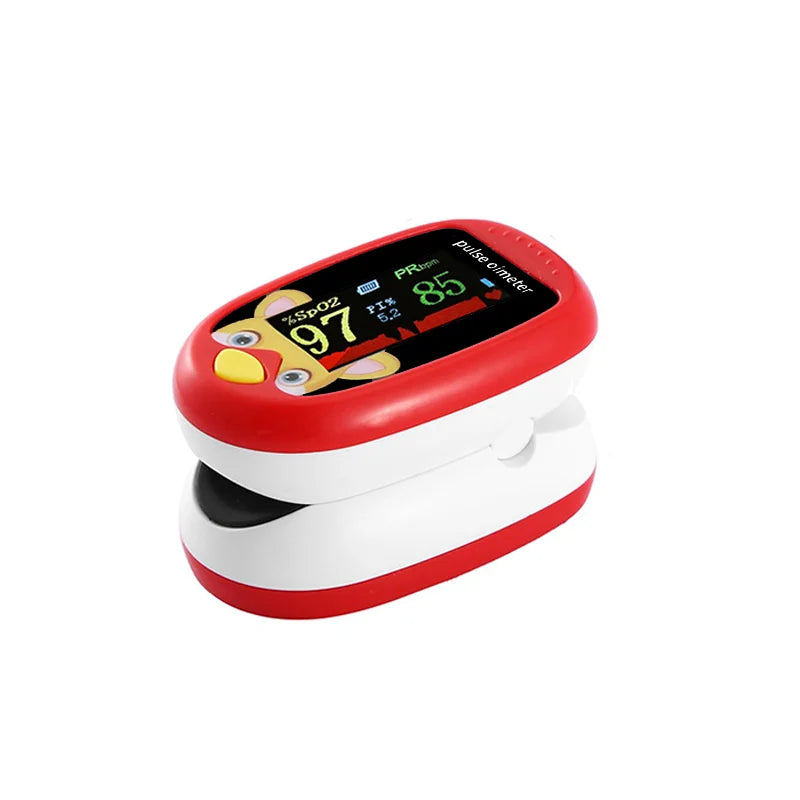 AiQUE Cartoon Finger Pulse Oximeter for Kids