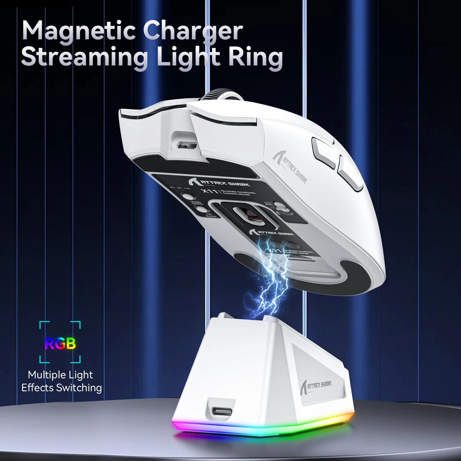 Attack Shark X11 Bluetooth RGB Gaming Mouse