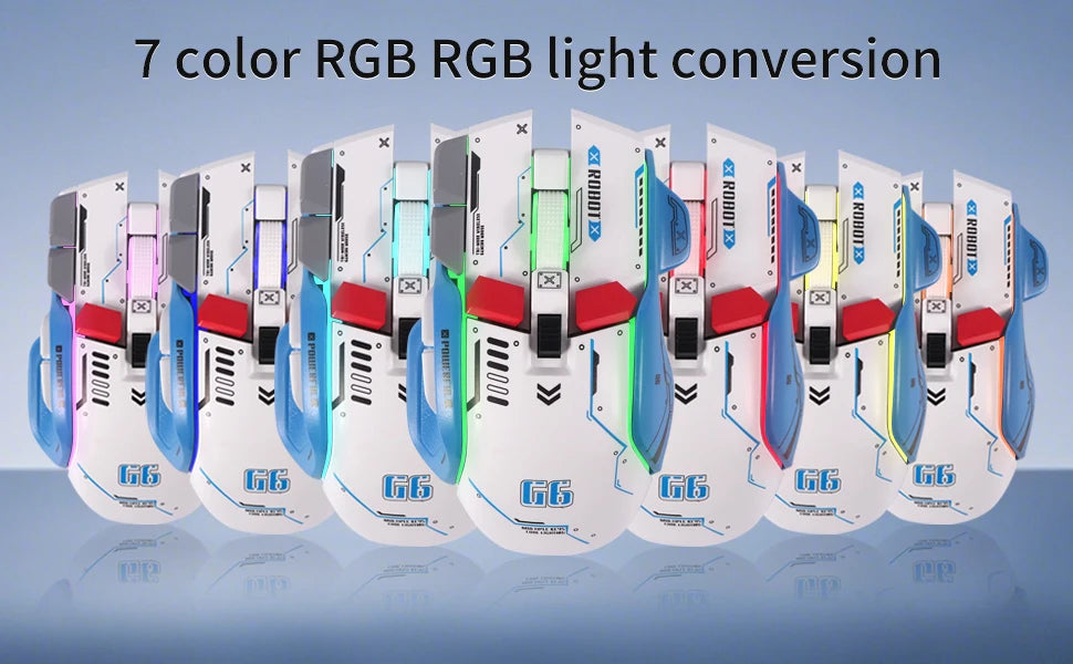 Tri-Mode RGB Rechargeable Wireless Gaming Mouse