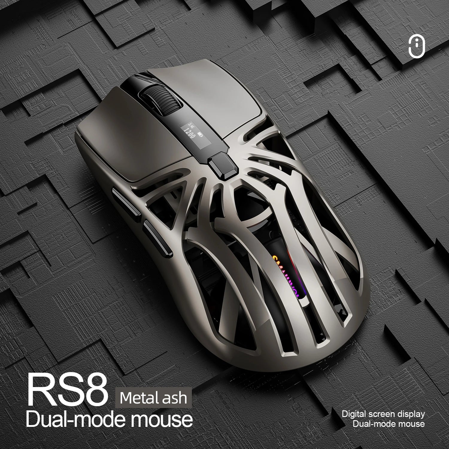 SMAILWOLF RS8 Bluetooth Gaming Mouse Three Mode