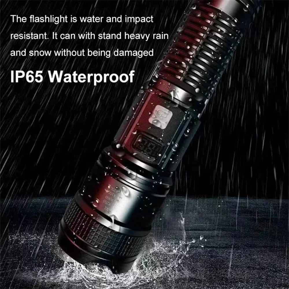 Super Bright USB Rechargeable LED Flashlight