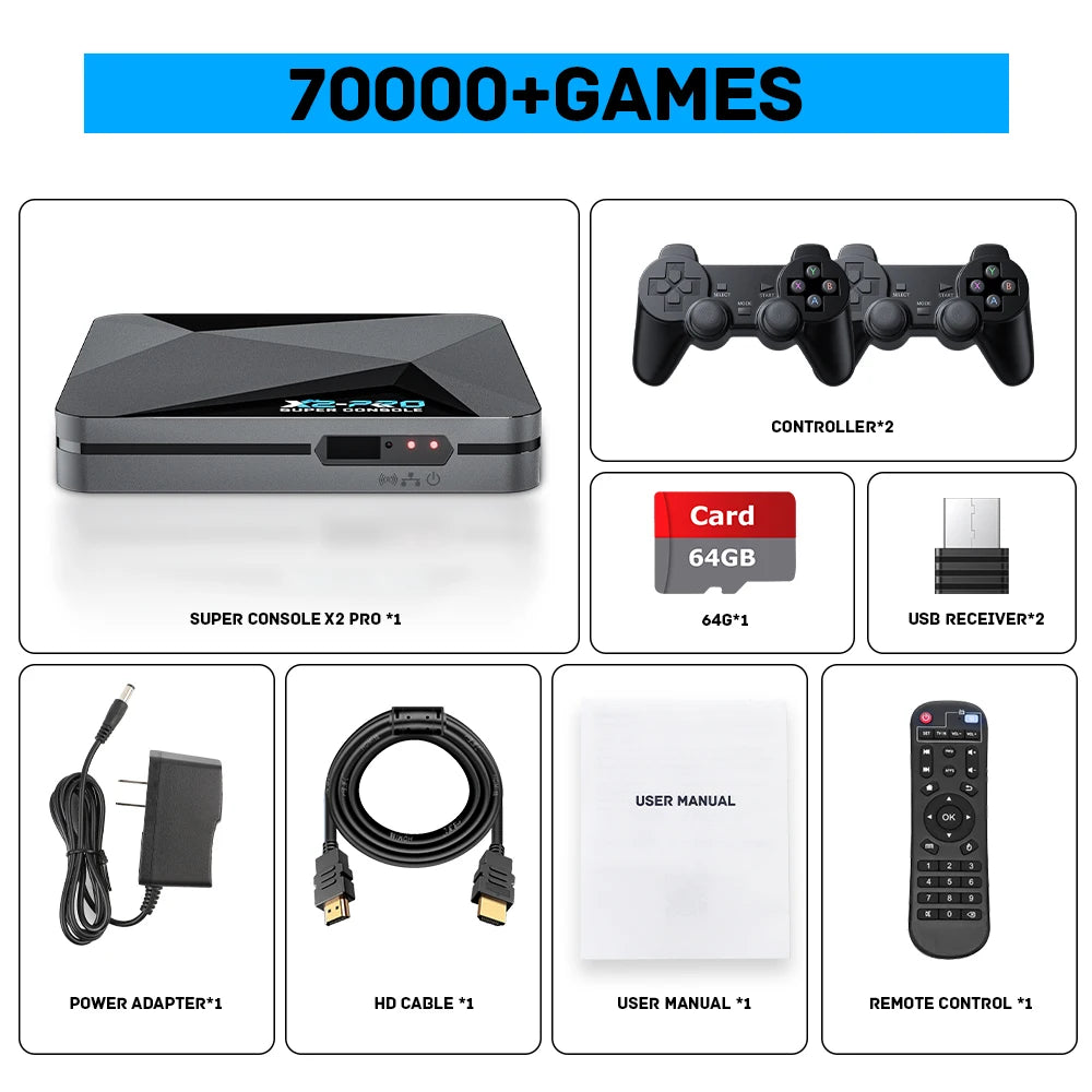 KINHANK Super Console X2 Pro Retro Game Box
