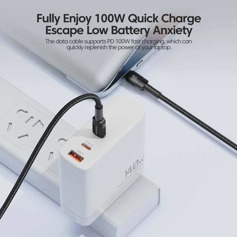 Toocki 100W USB C PD Fast Cable