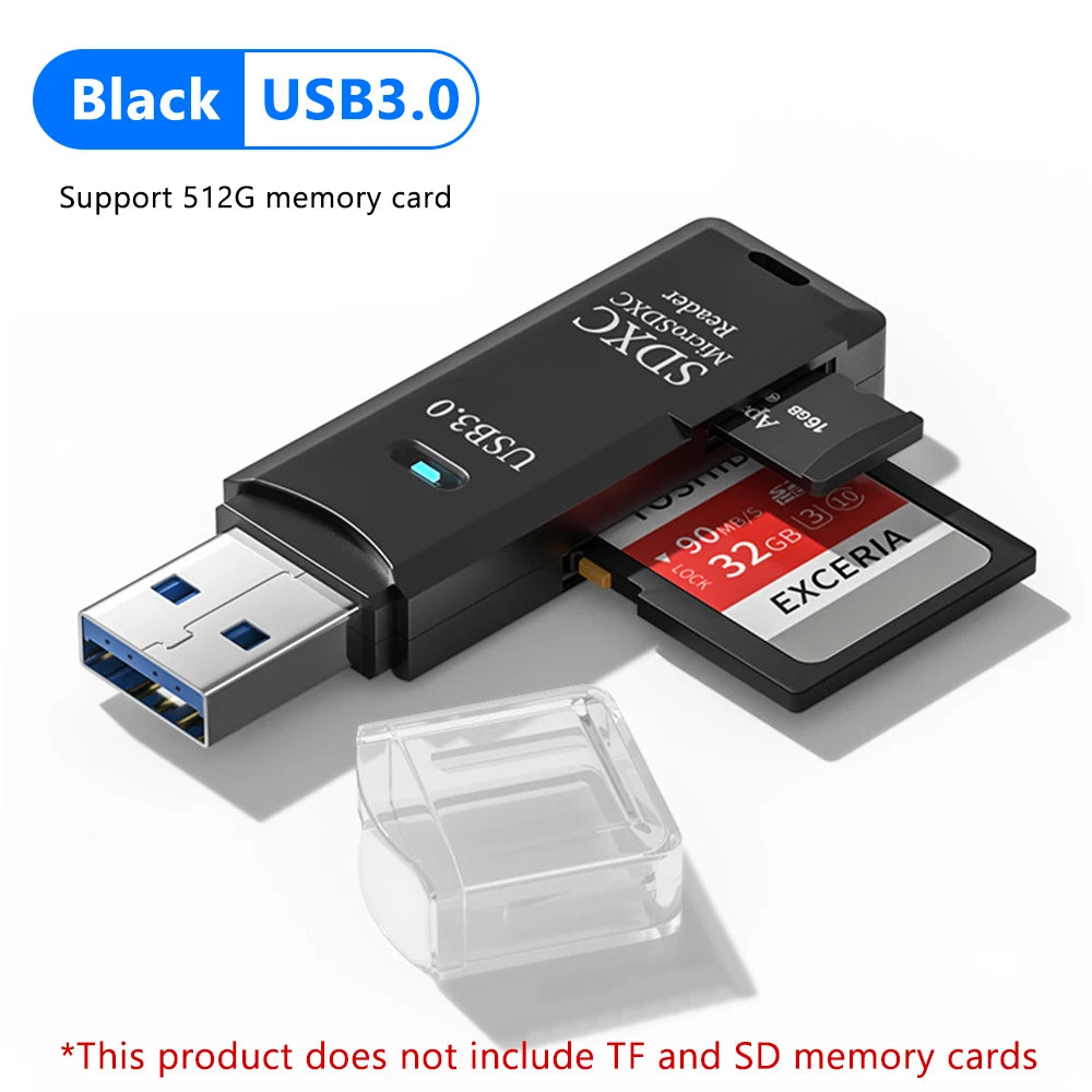 USB 3.0 Micro TF SD Card Reader