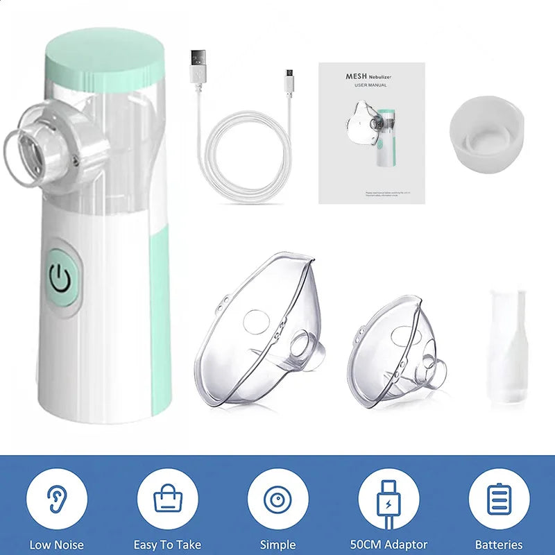 Silent Mesh Nebulizer Handheld Asthma Inhaler