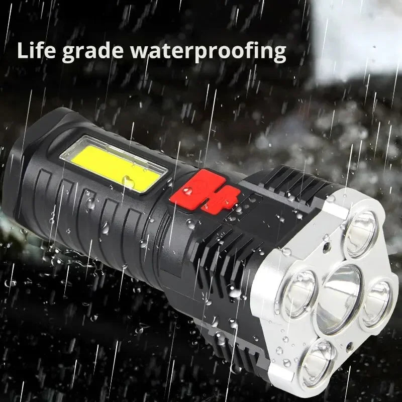5LED High Power Camping Spotlight Rechargeable