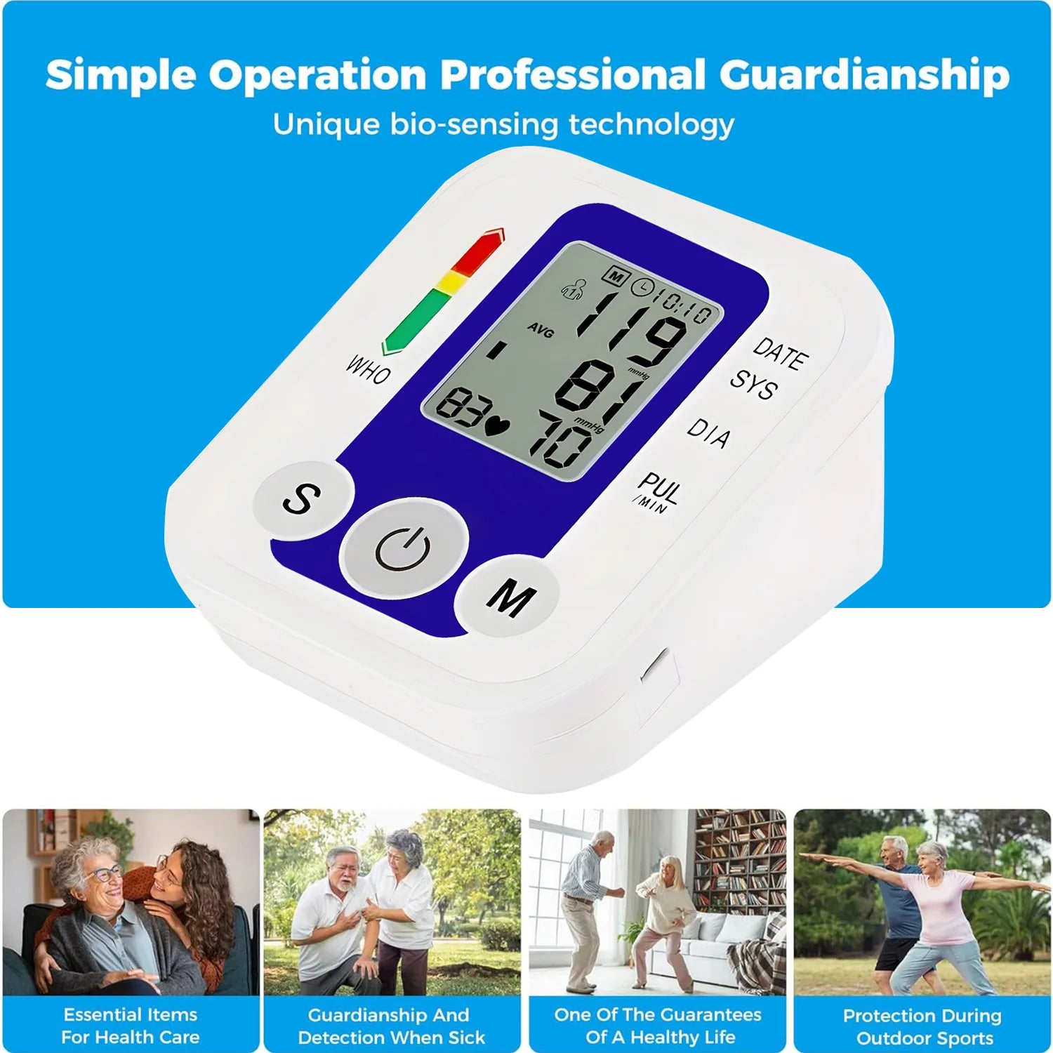 Automatic Digital Arm Blood Pressure Monitor