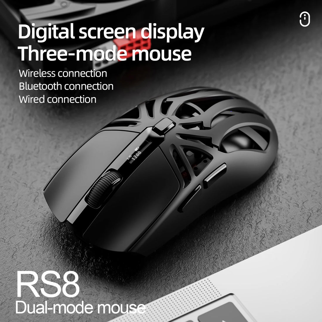 SMAILWOLF RS8 Bluetooth Gaming Mouse Three Mode