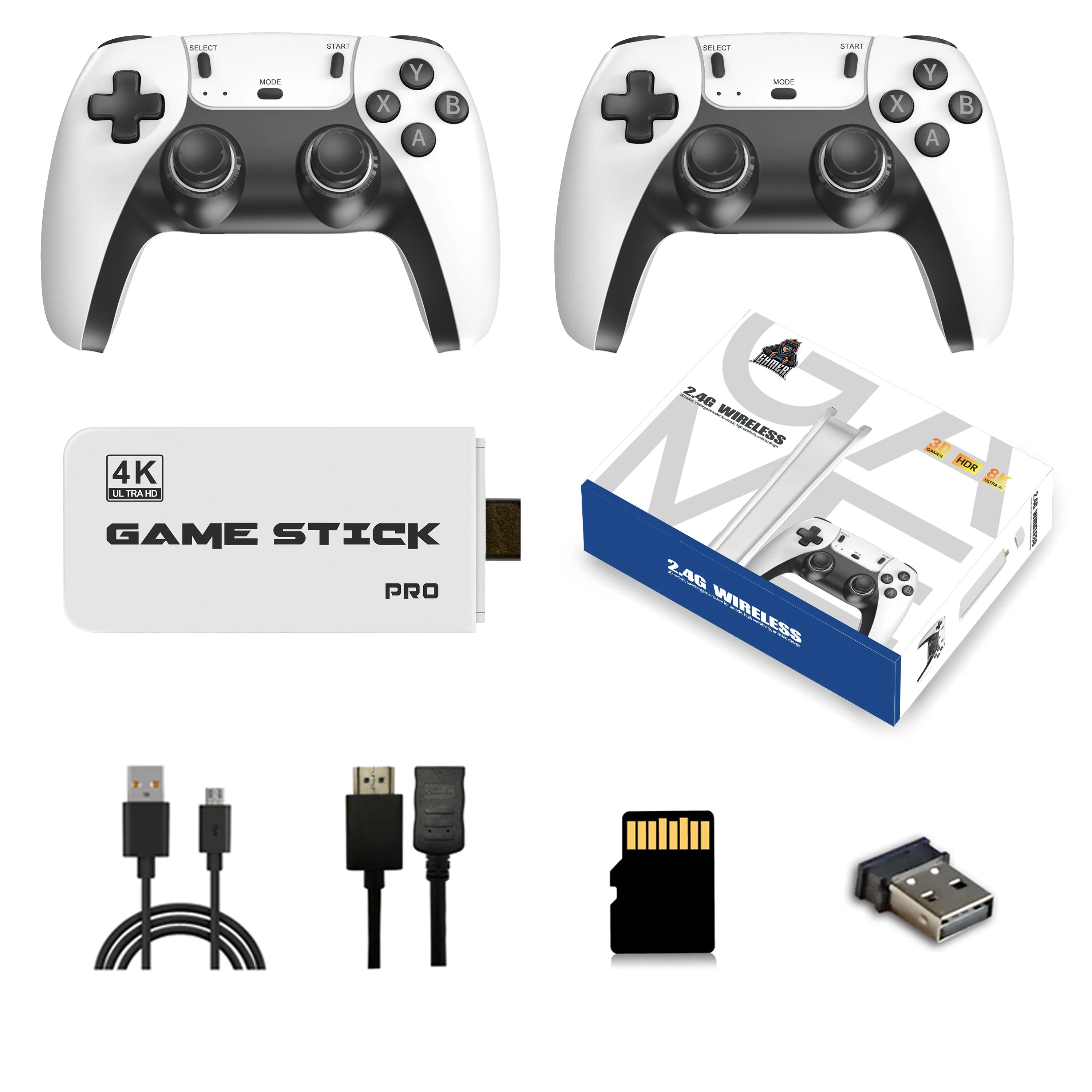 4K TV Game Stick 50000 Retro Games
