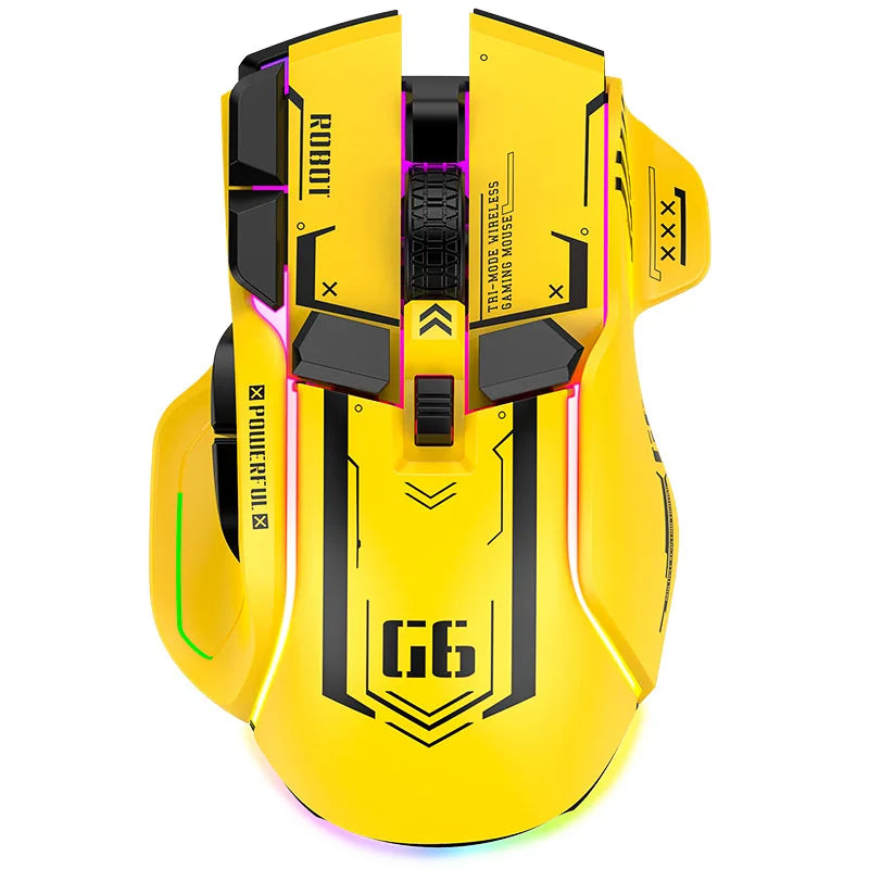 Tri-Mode RGB Rechargeable Wireless Gaming Mouse