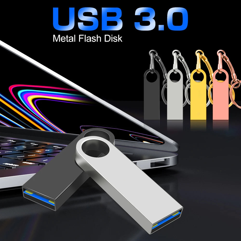 Metal USB Flash Drive 2TB High Speed