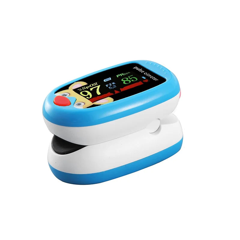 AiQUE Cartoon Finger Pulse Oximeter for Kids