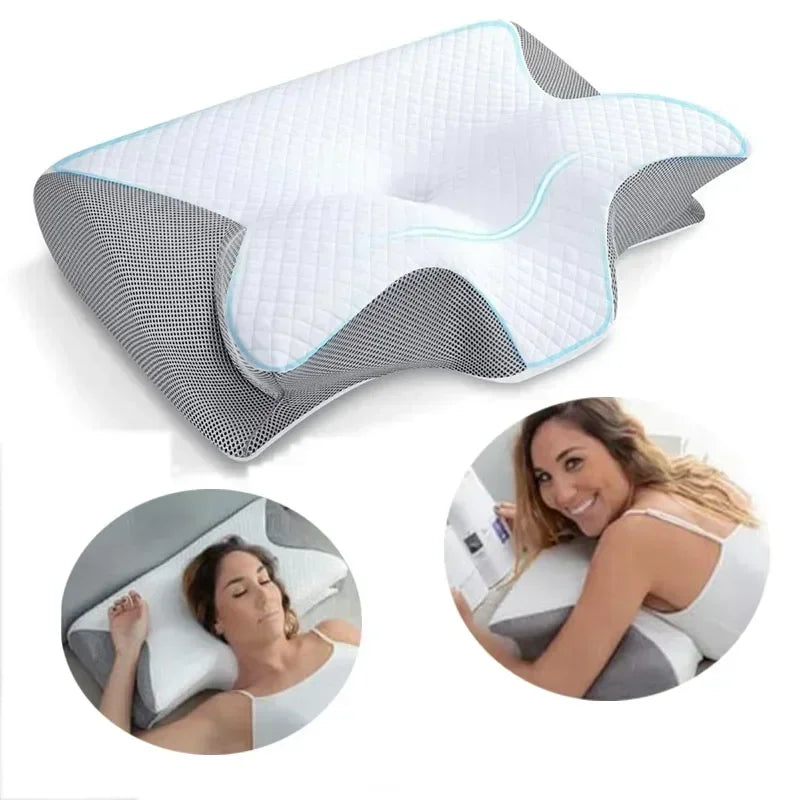 Memory Foam Butterfly Neck Pillow Pain Relief