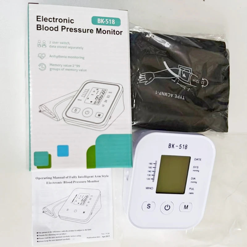 Portable Digital Tonometer Arm BP Monitor