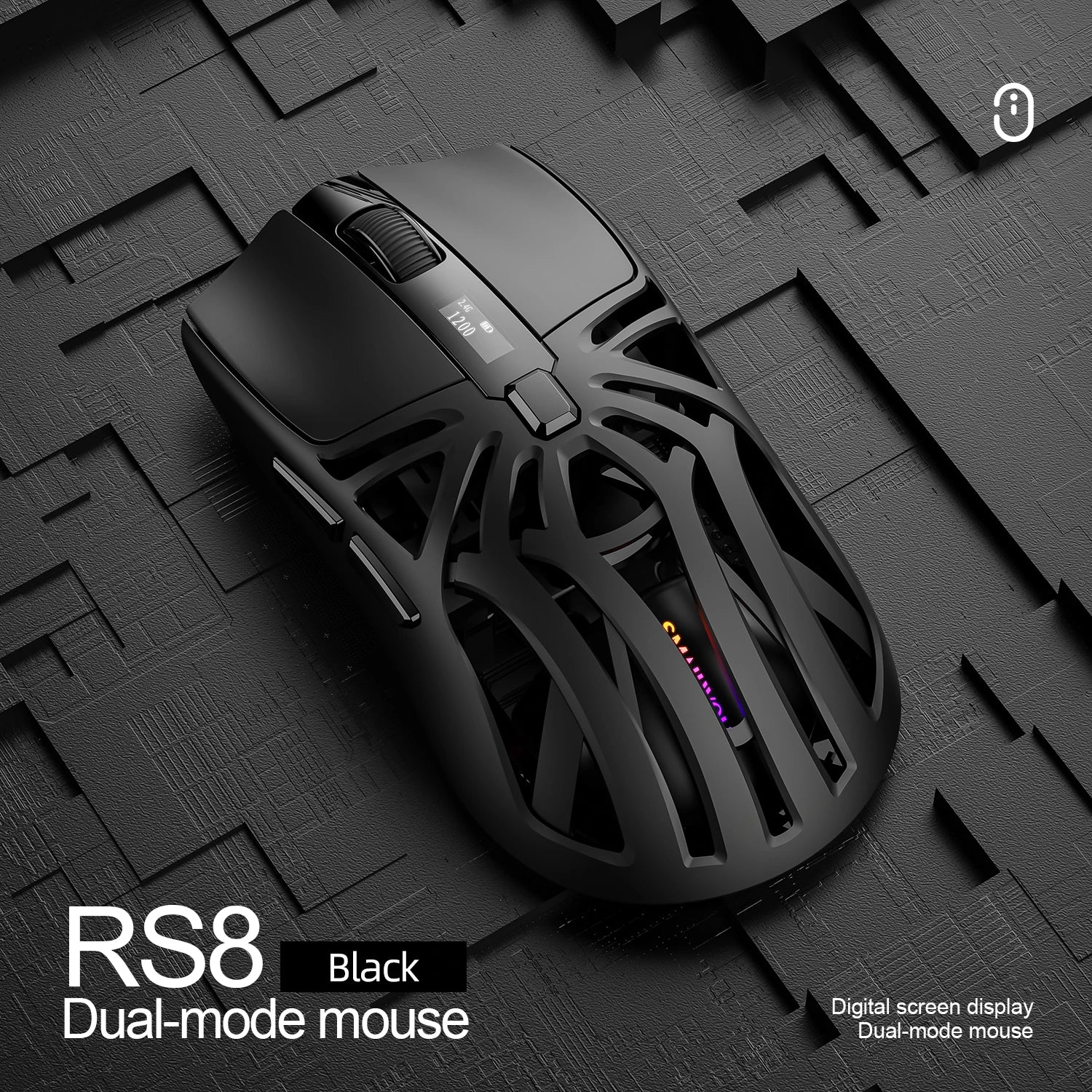 SMAILWOLF RS8 Bluetooth Gaming Mouse Three Mode