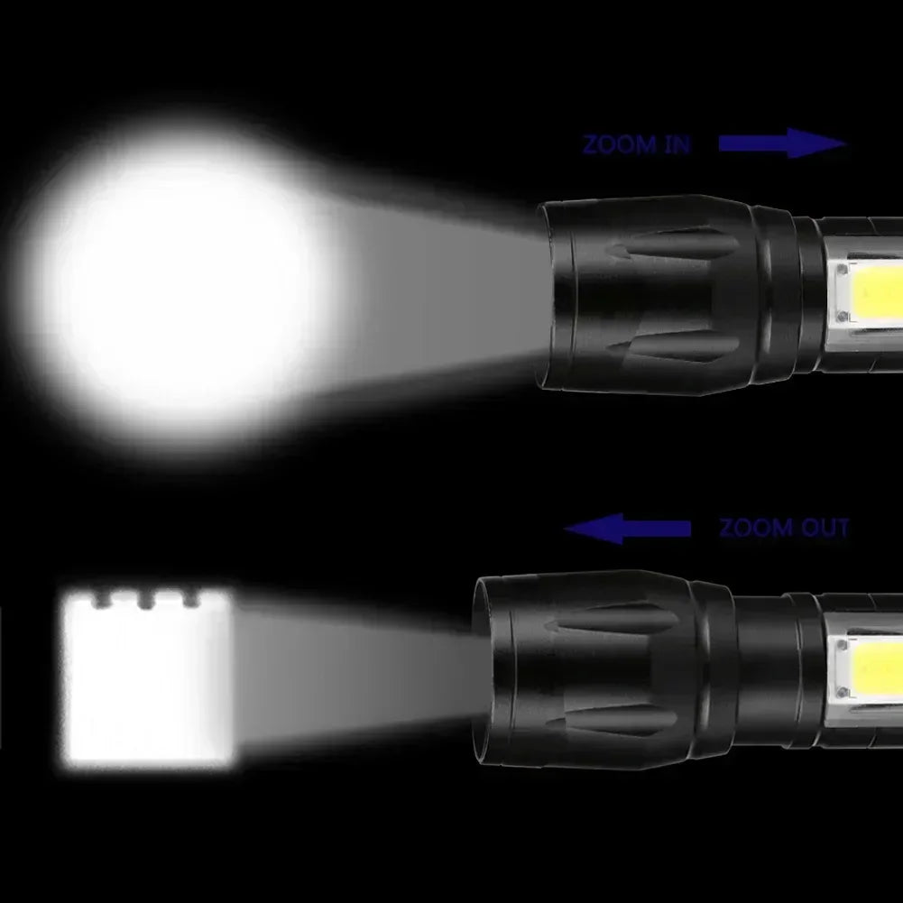 2000LM Tactical LED Flashlight with Display