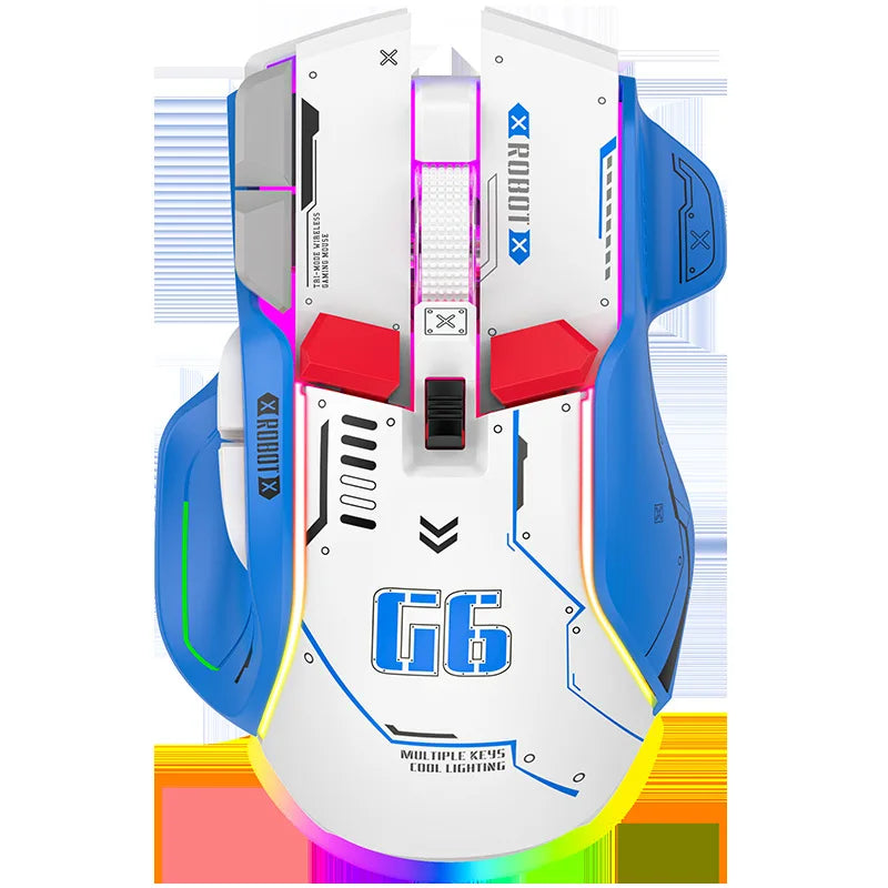 Tri-Mode RGB Rechargeable Wireless Gaming Mouse