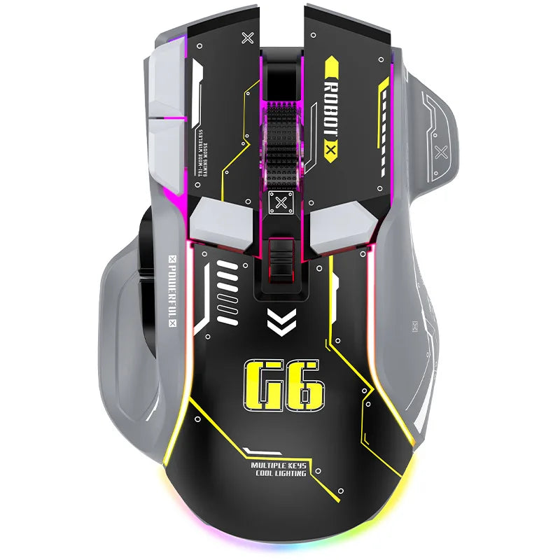 Tri-Mode RGB Rechargeable Wireless Gaming Mouse