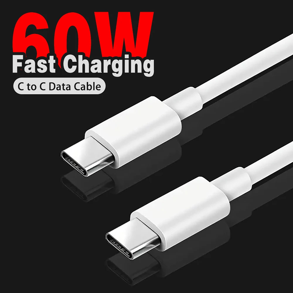 PD 60W USB Type C Cable Fast