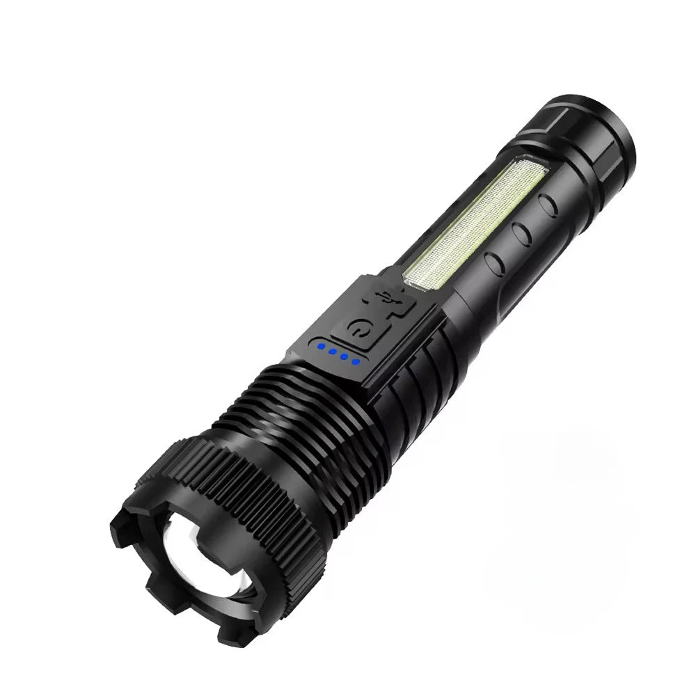 Super Bright USB Rechargeable LED Flashlight