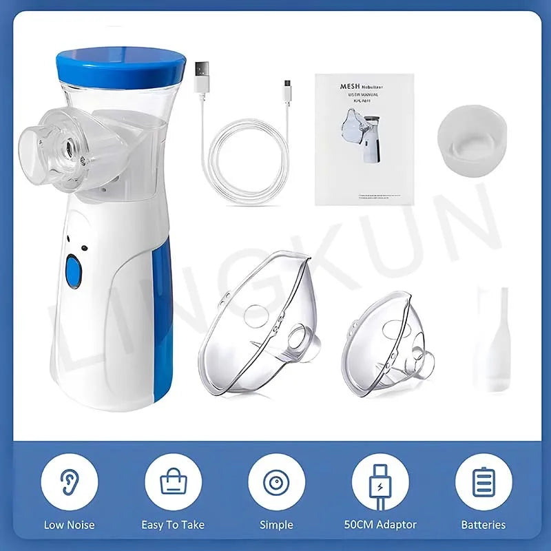 Silent Mesh Nebulizer Handheld Asthma Inhaler