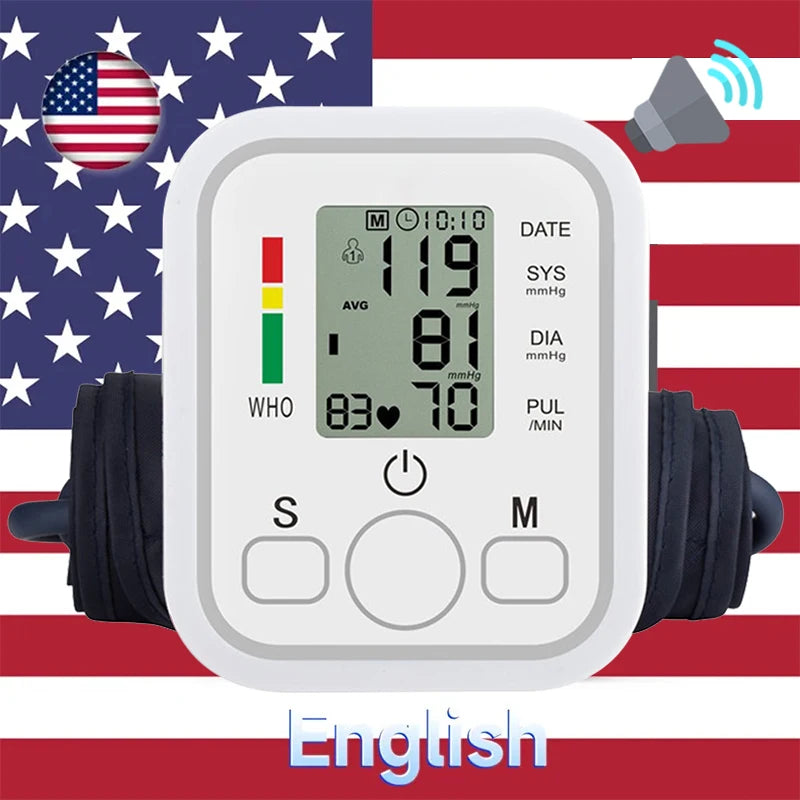 Portable Digital Tonometer Arm BP Monitor