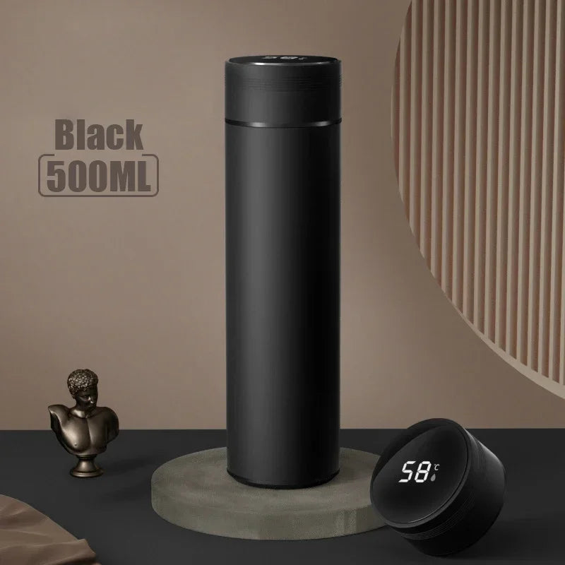 500ML Temperature Display Stainless Thermos Bottle
