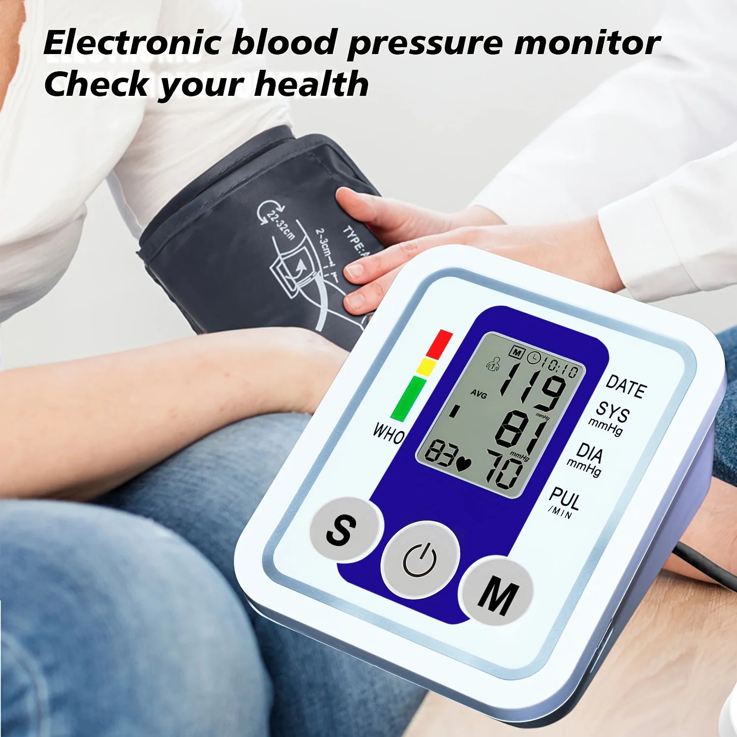 Automatic Digital Arm Blood Pressure Monitor
