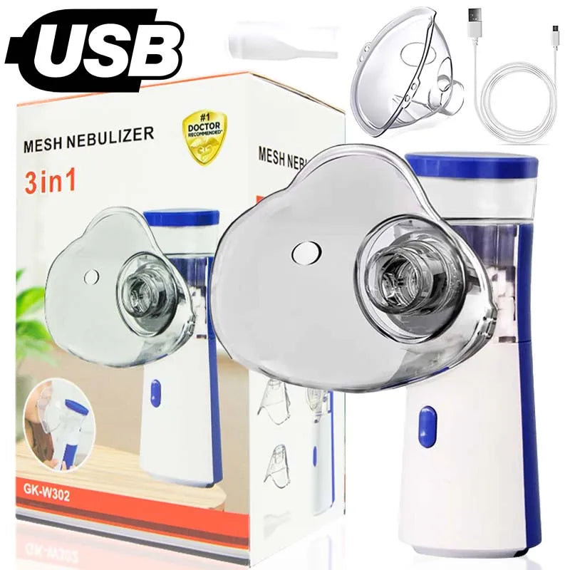 Silent Mesh Nebulizer Handheld Asthma Inhaler