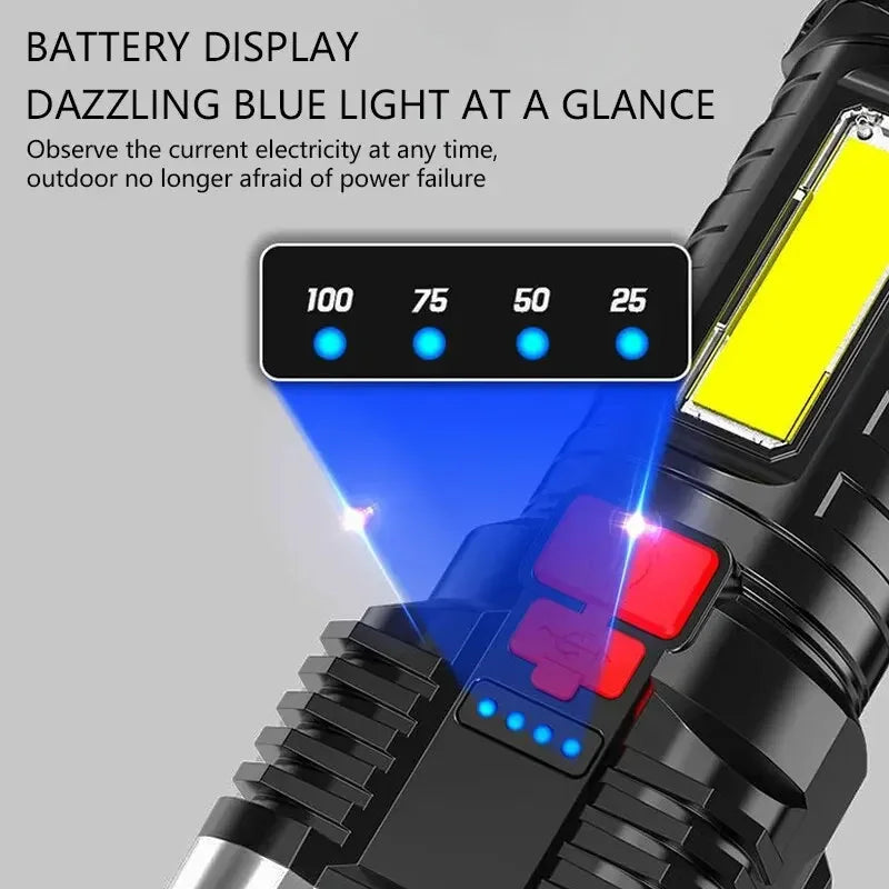 5LED High Power Camping Spotlight Rechargeable