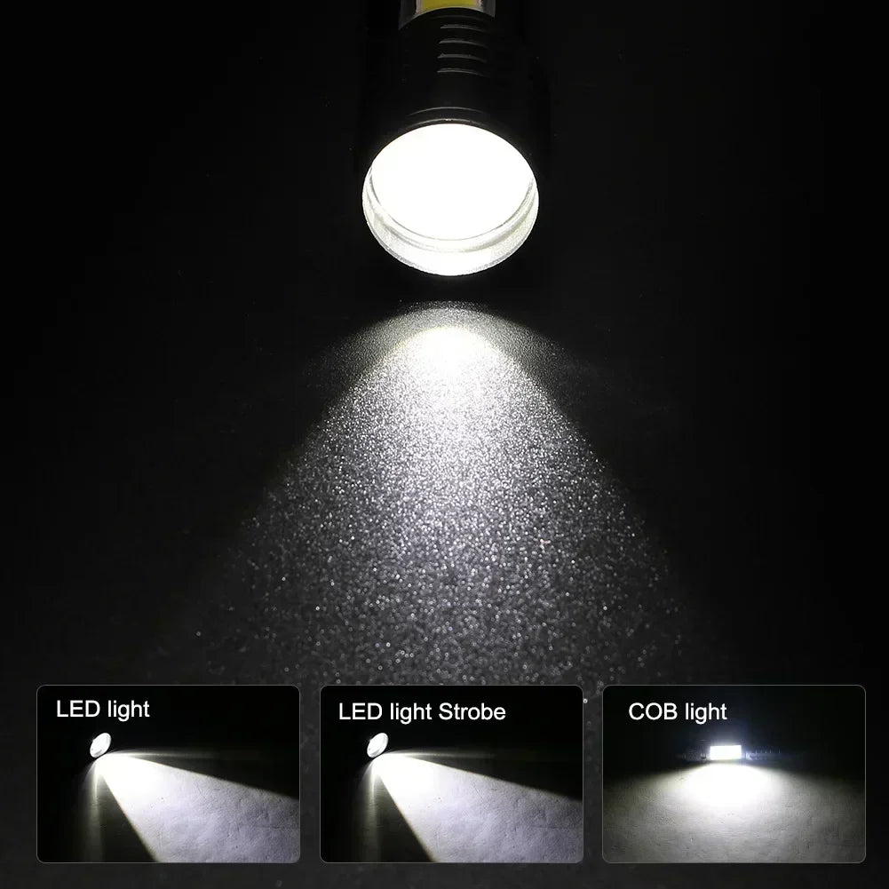 2000LM Tactical LED Flashlight with Display