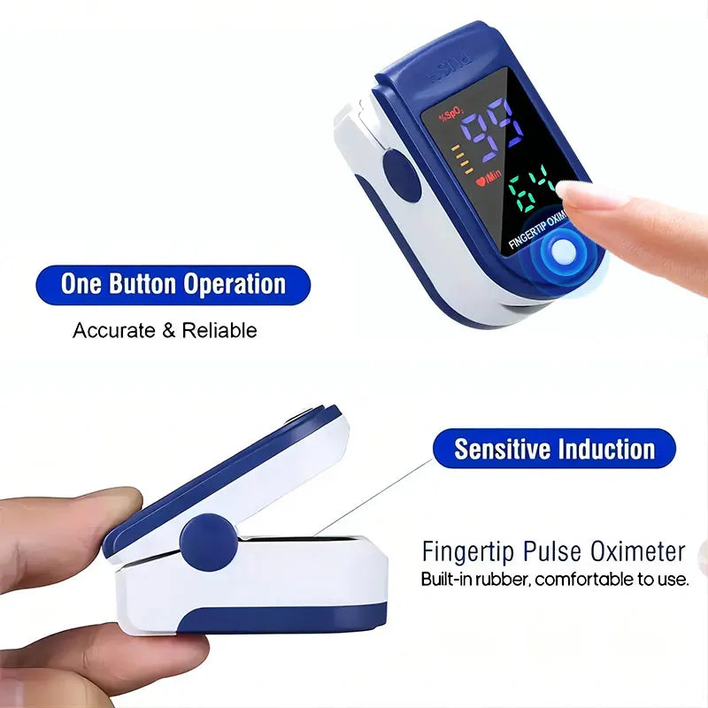 Fingertip Oximeter Blood Oxygen Monitor Portable