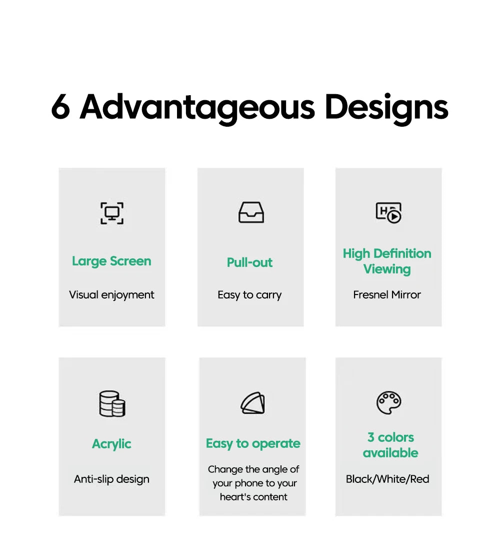 12/10Inch Cell Phone Screen Amplifier