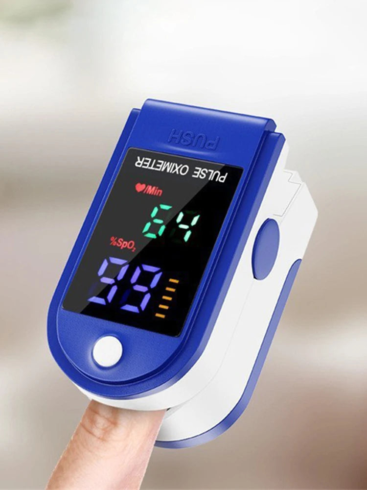 AiQUE Portable Fingertip Oximeter LED Display