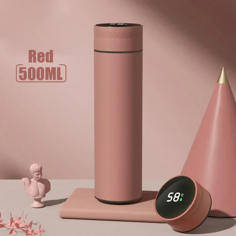 500ML Temperature Display Stainless Thermos Bottle