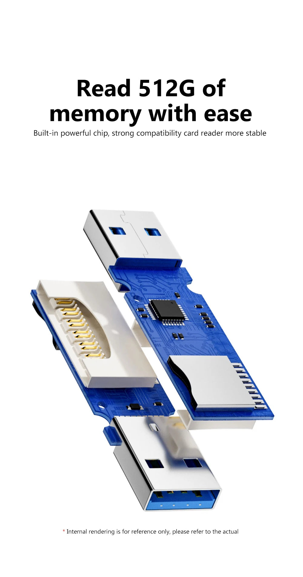 USB 3.0 Micro TF SD Card Reader