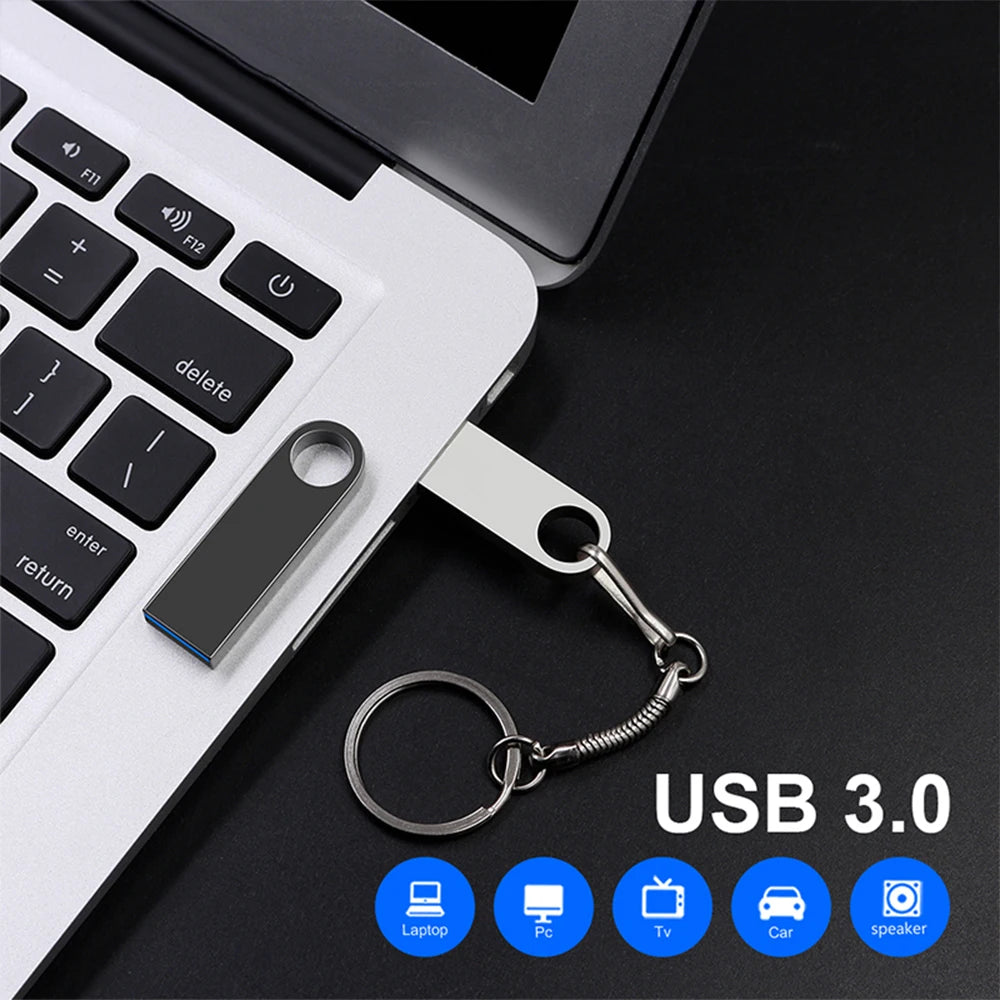 Metal USB Flash Drive 2TB High Speed